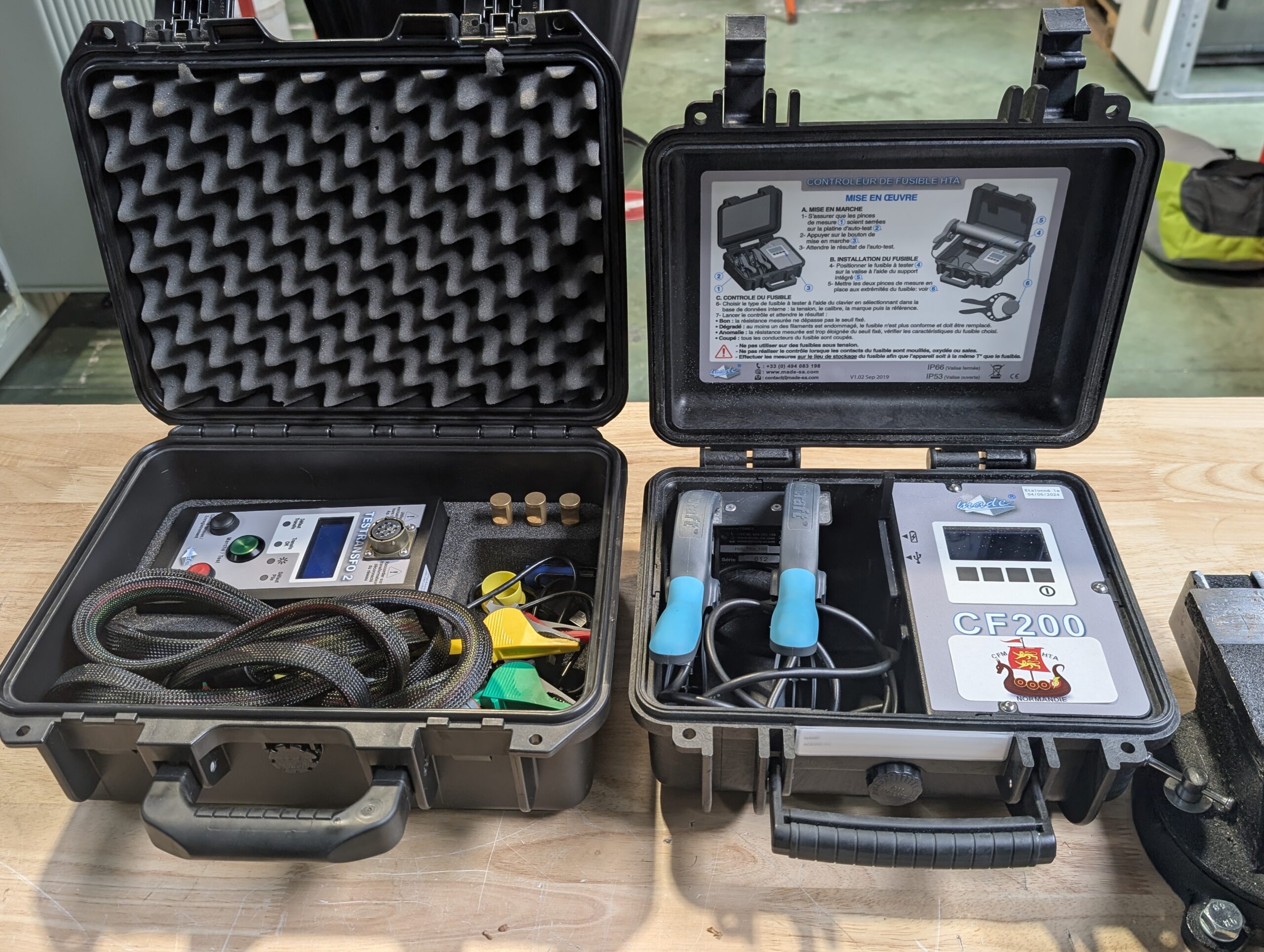 MADE TEST TRANSFO et CF200